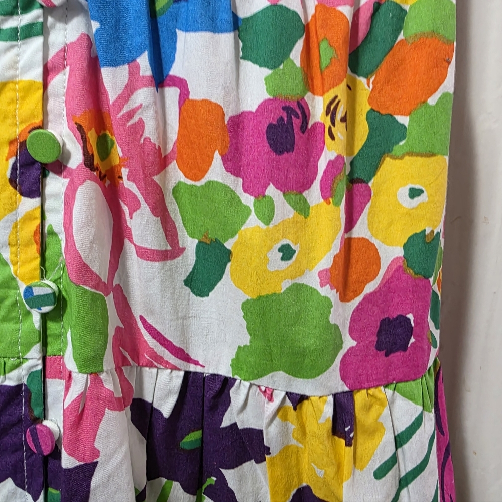 J. Crew Floral Multi-Color Maxi Dress - Picture 5 of 7